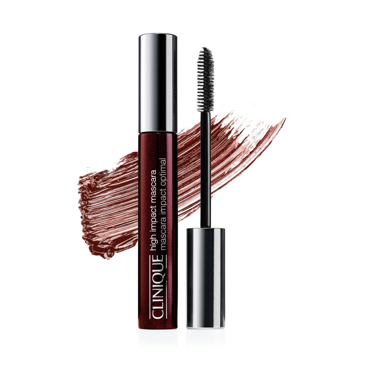Clinique mascara front packaging showing bottle and label for clear identification and trust