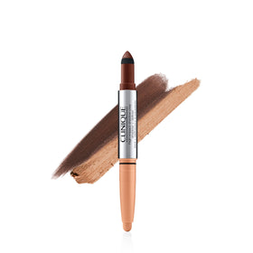 Clinique front packaging showing product and shade name, convenient travel benefit