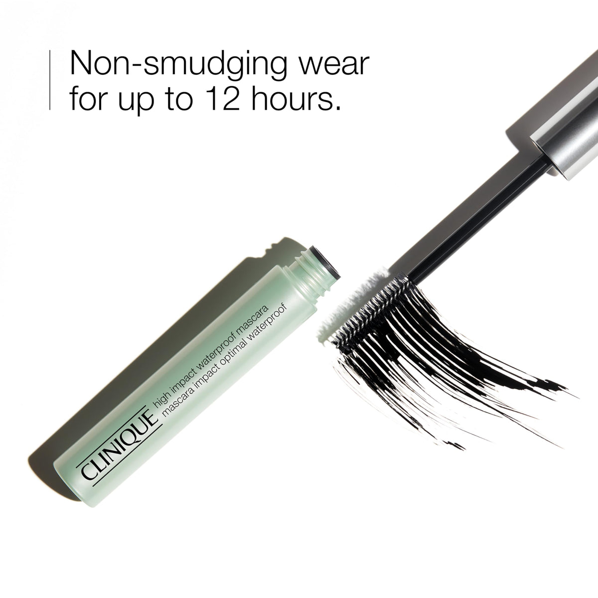 Clinique wand detail with twisted-wire brush that separates lashes for definition