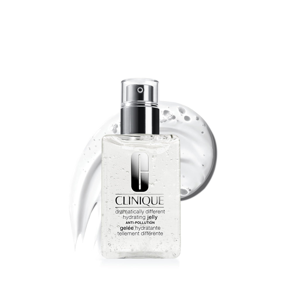 Clinique jar front view showing branding and hydrate benefit