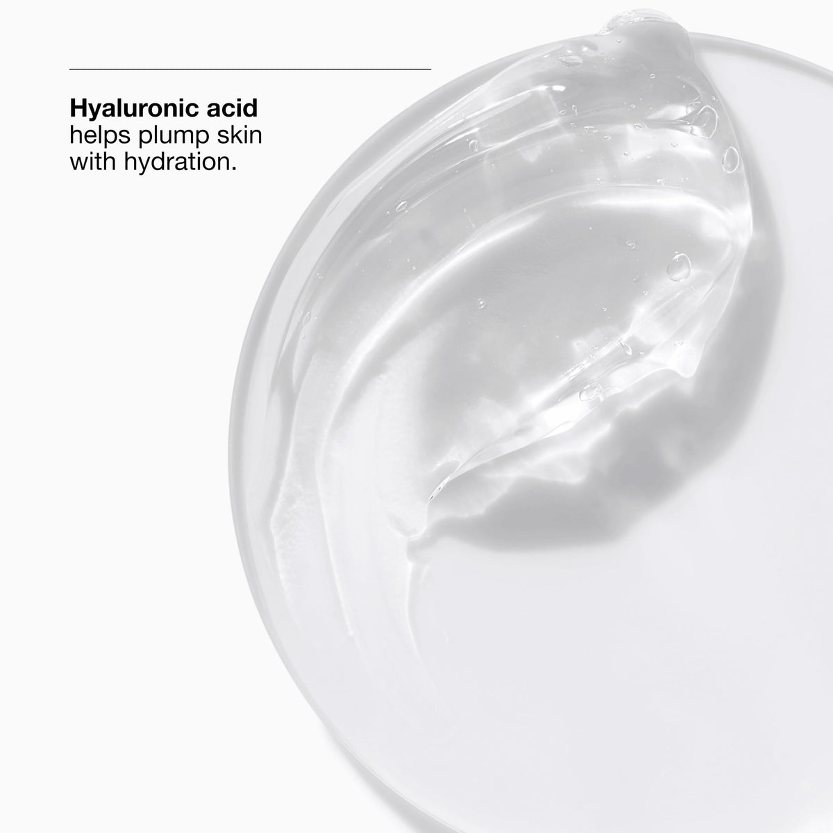 Clinique product being dispensed to demonstrate quick-absorb benefit