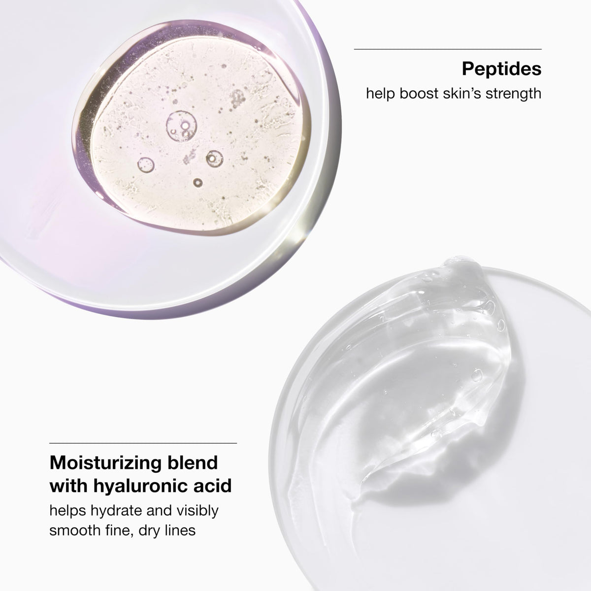 Clinique jar open with visible cream, illustrating nourishing formula and easy scoopability