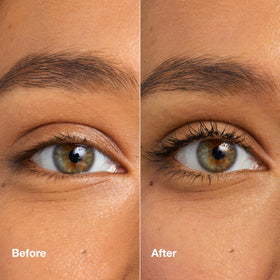 Clinique mascara texture swirl demonstrating smooth, buildable formula