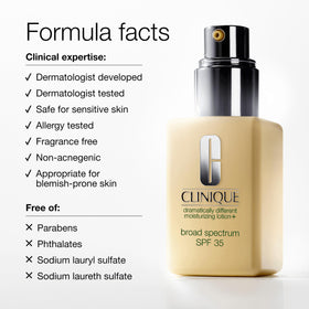 Clinique lifestyle shot of woman applying lotion in morning routine