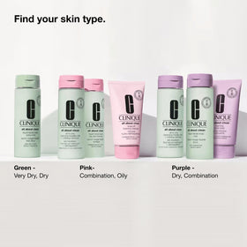 Clinique bottle beside ruler showing 13.5 fl oz size for scale