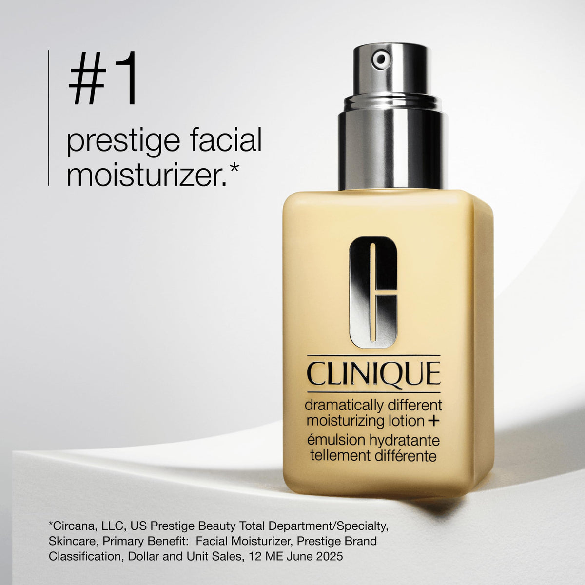 Clinique lotion texture close-up demonstrating smooth absorption
