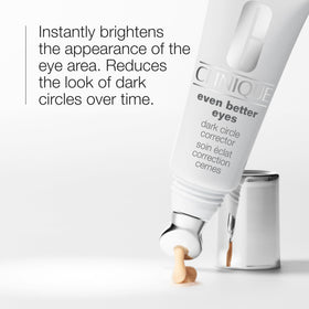 Clinique metal tip applicator close-up offering cooling massage for soothing under-eyes