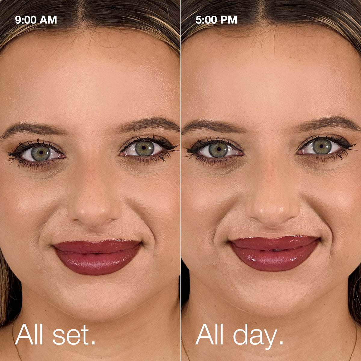 Clinique nozzle close-up showing superfine mist texture that provides even, weightless coverage