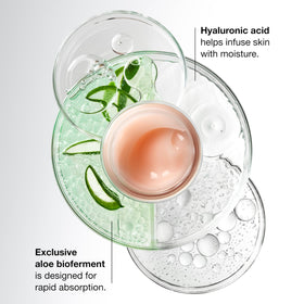 Clinique product being smoothed on hand demonstrating quick absorption