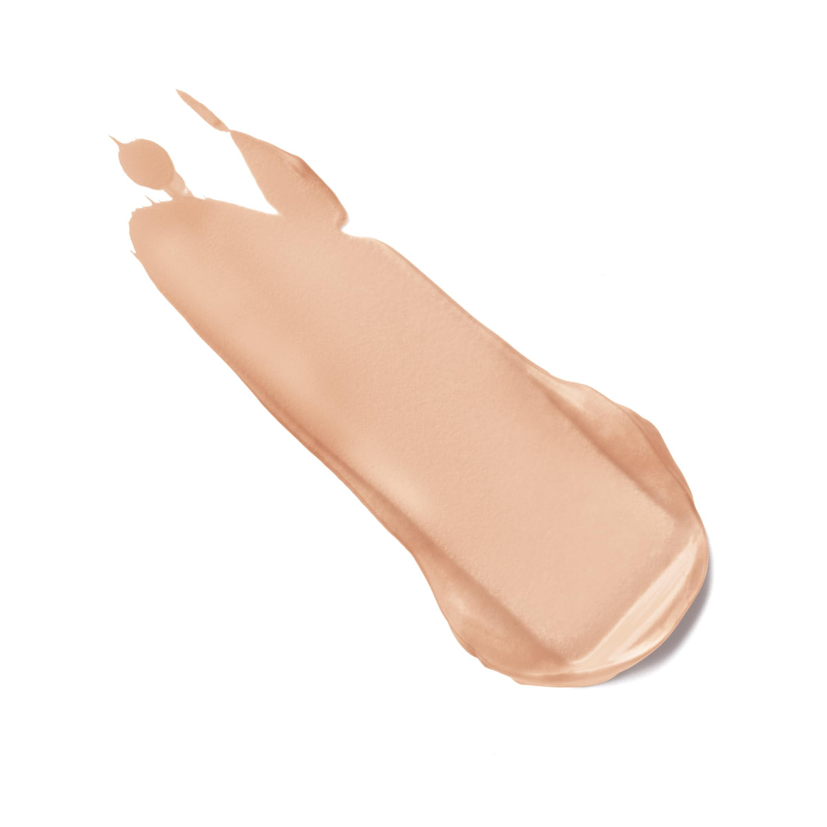 Clinique texture swatch on skin highlighting hydrating, lightweight finish benefit