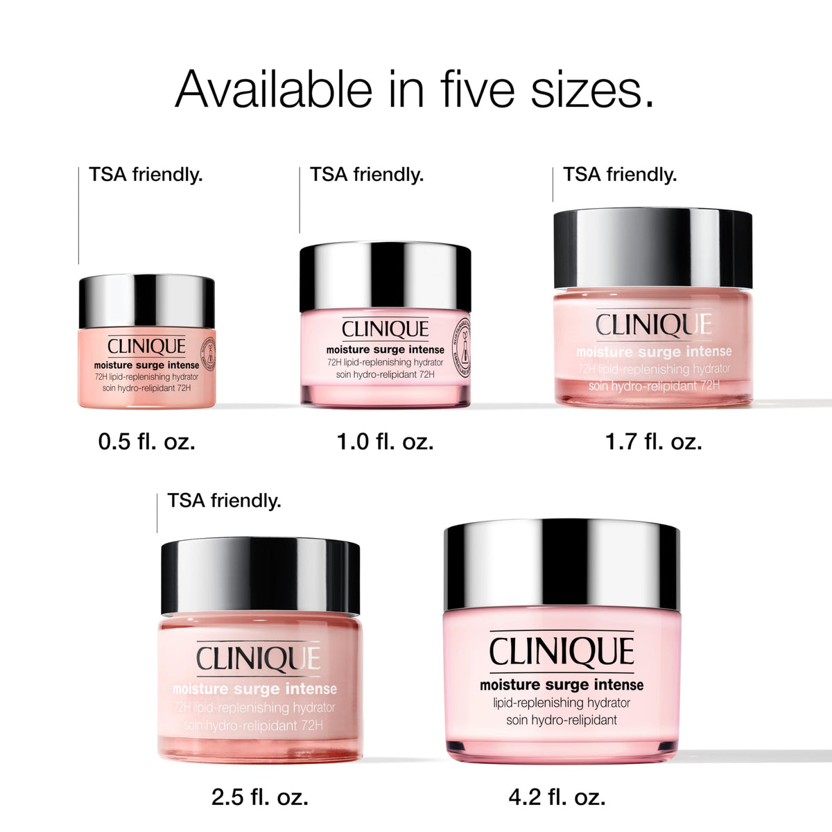 Aloe and cica visual with Clinique Moisture Surge Intense indicating soothing benefits