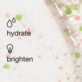Clinique fingertip applying gel to under eye illustrating gentle patting and immediate refresh