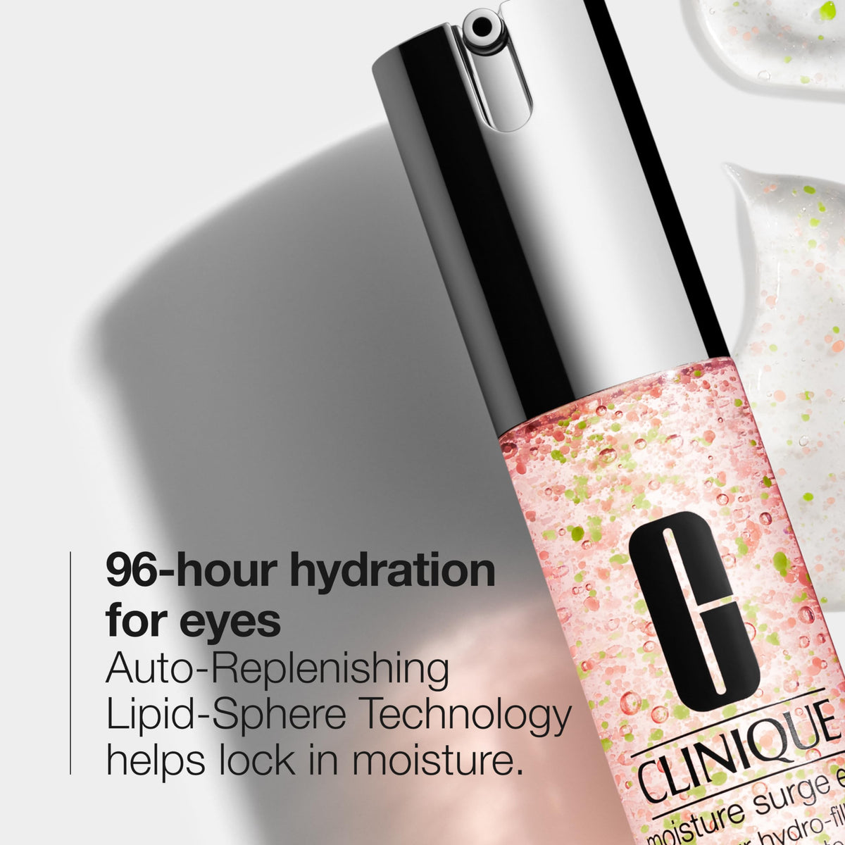 Clinique close-up of water-gel texture demonstrating lightweight hydration and quick absorption