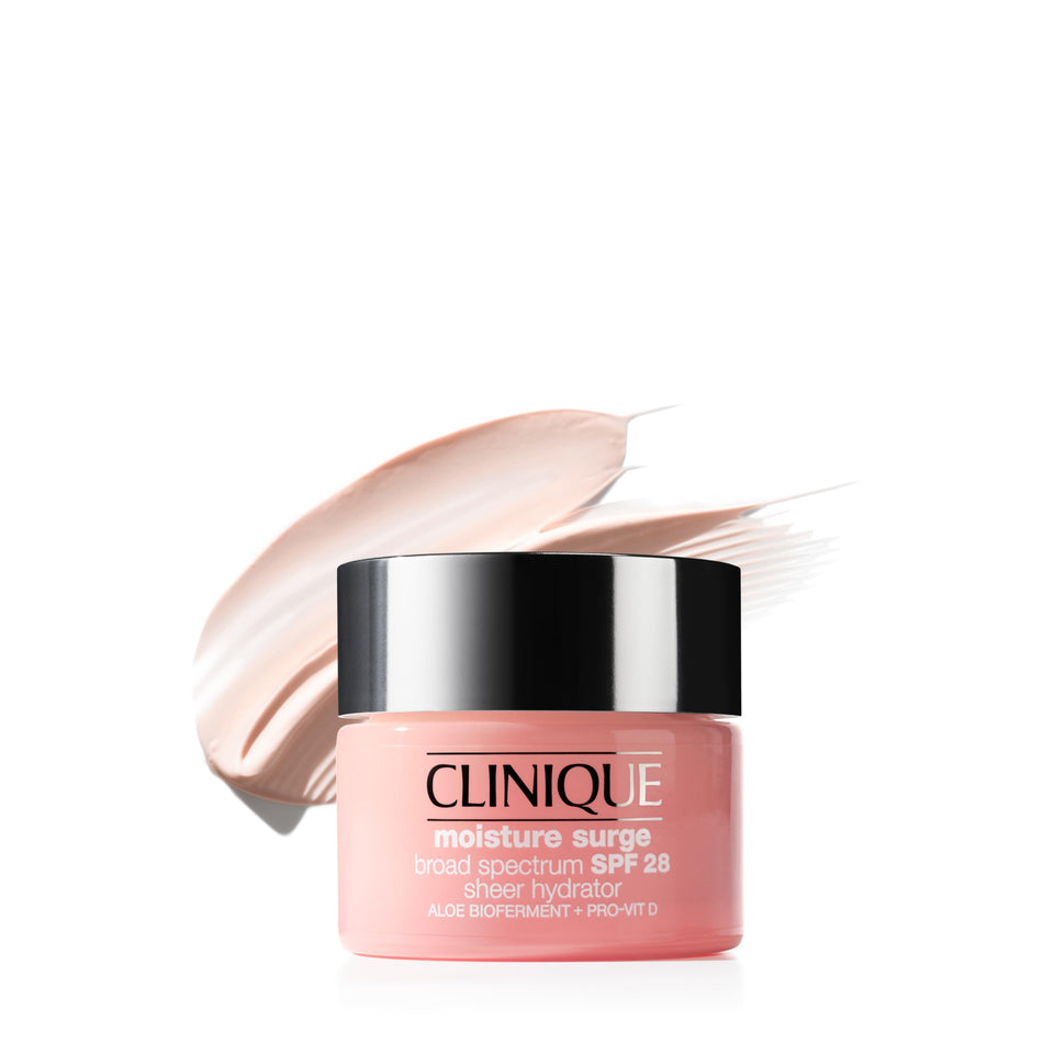 Clinique front packaging showing product name and SPF 28 protection benefit