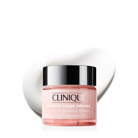 Clinique jar front view showing product and hydration benefits
