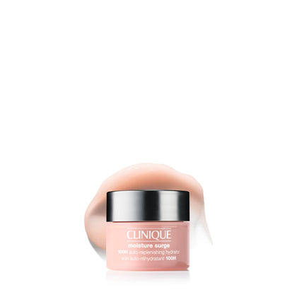 Clinique mini front packaging showing compact jar and branding, ideal for travel