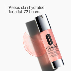 Clinique pump dispenser detail highlighting precise, mess-free dosing and ease of use