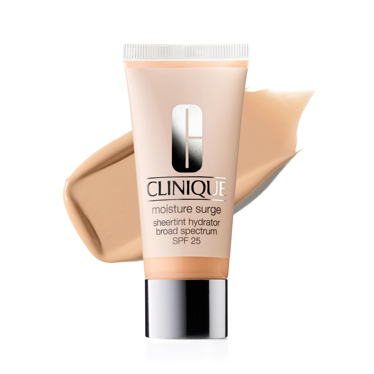 Clinique front packaging showing bottle and branding, clear product presentation