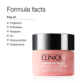 Clinique travel-size in pocket highlighting portability and on-the-go protection