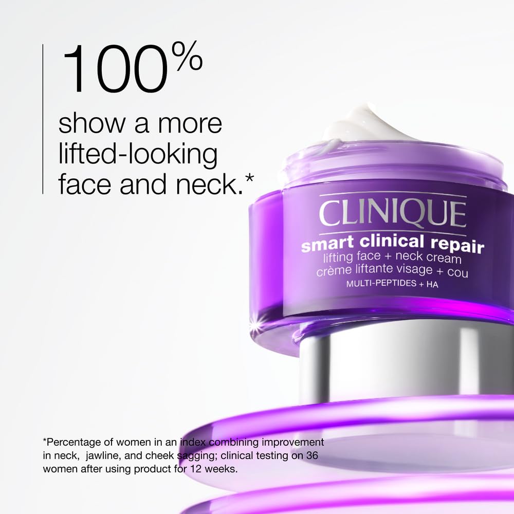 Clinique open jar cream texture highlighting hydration and smooth finish