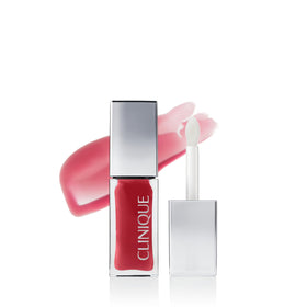 Clinique front packaging showing Pink Honey tube and logo for easy recognition and appeal