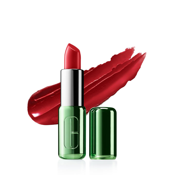 Clinique Pop Longwear front packaging showing shade and finish benefits