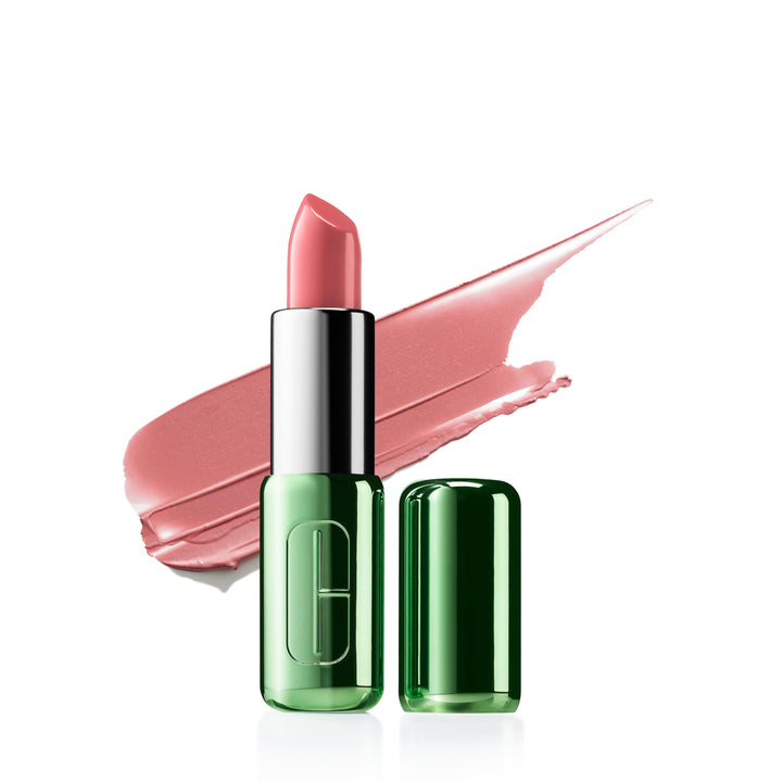 Clinique front packaging showing lipstick tube and shade name for easy selection