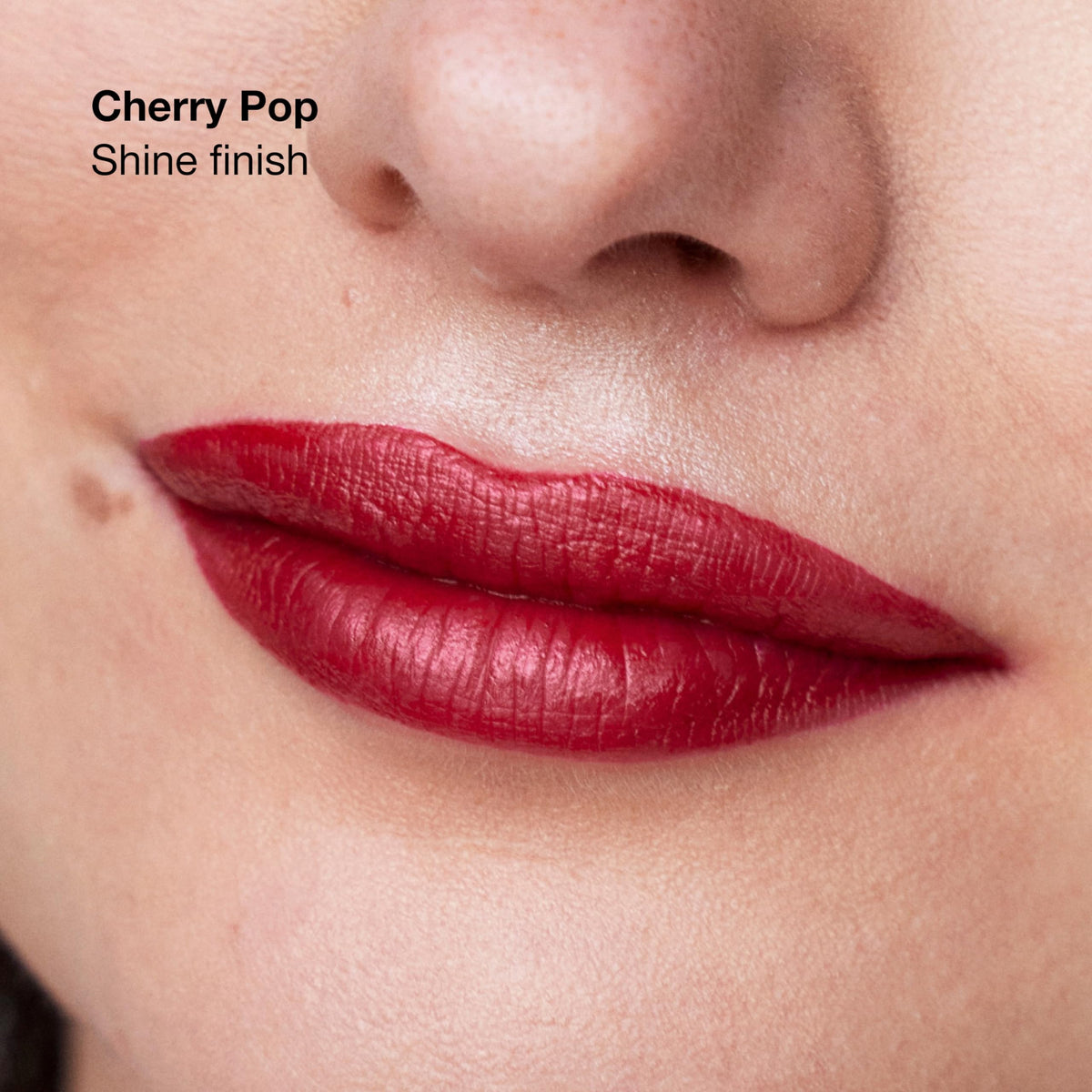 Clinique Pop Longwear swatch on arm showing true pigment payoff