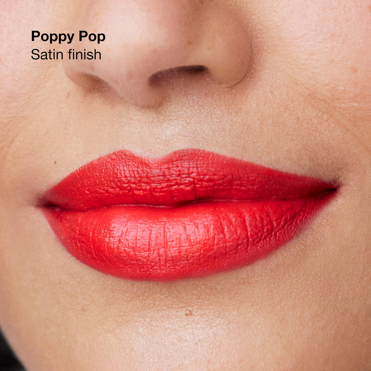 Clinique textured swatch of Pop Longwear formula showing rich pigment and easy blending benefit