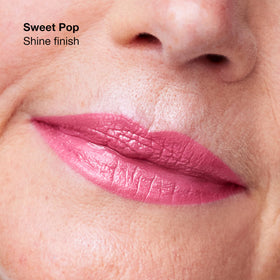 Clinique texture swipe showing creamy finish and smooth coverage benefit