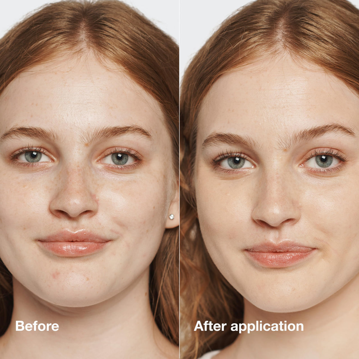 Clinique pour showing consistency and buildable medium coverage benefits