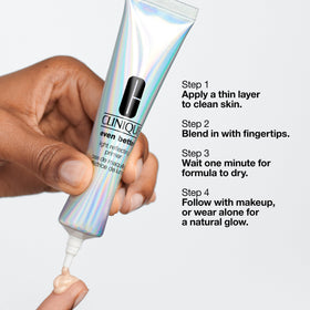 Clinique texture close-up illustrating smooth primer finish and hydration