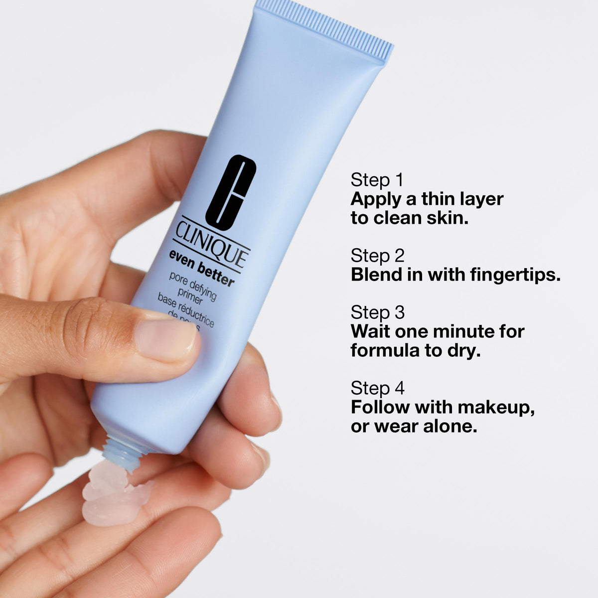 Clinique close-up texture showing smooth water-balm and fast-absorbing benefit