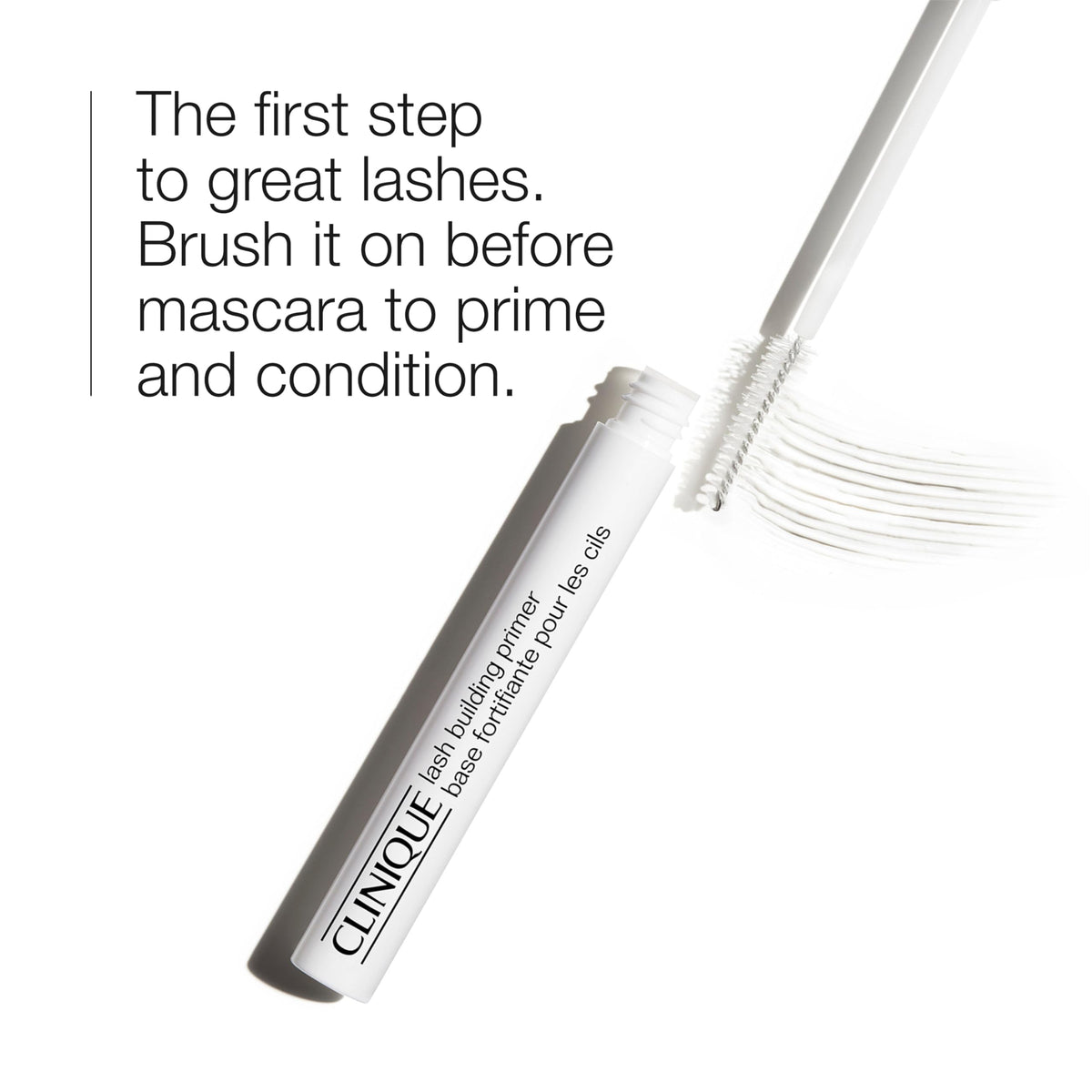 Clinique wand close-up highlighting applicator design for even product distribution