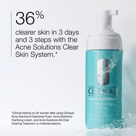 Clinique pump close-up dispensing foam for easy controlled application