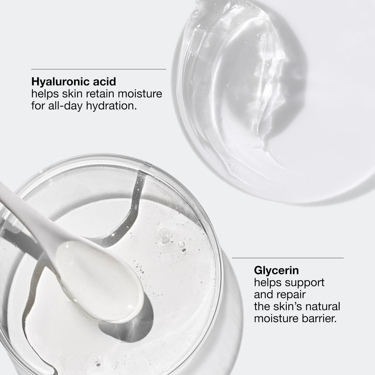 Clinique pump dispense showing silky lotion for fast absorption