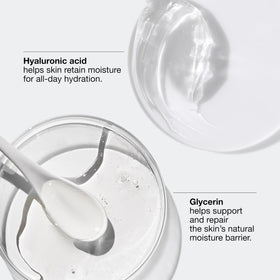 Clinique pump dispense showing silky lotion for fast absorption