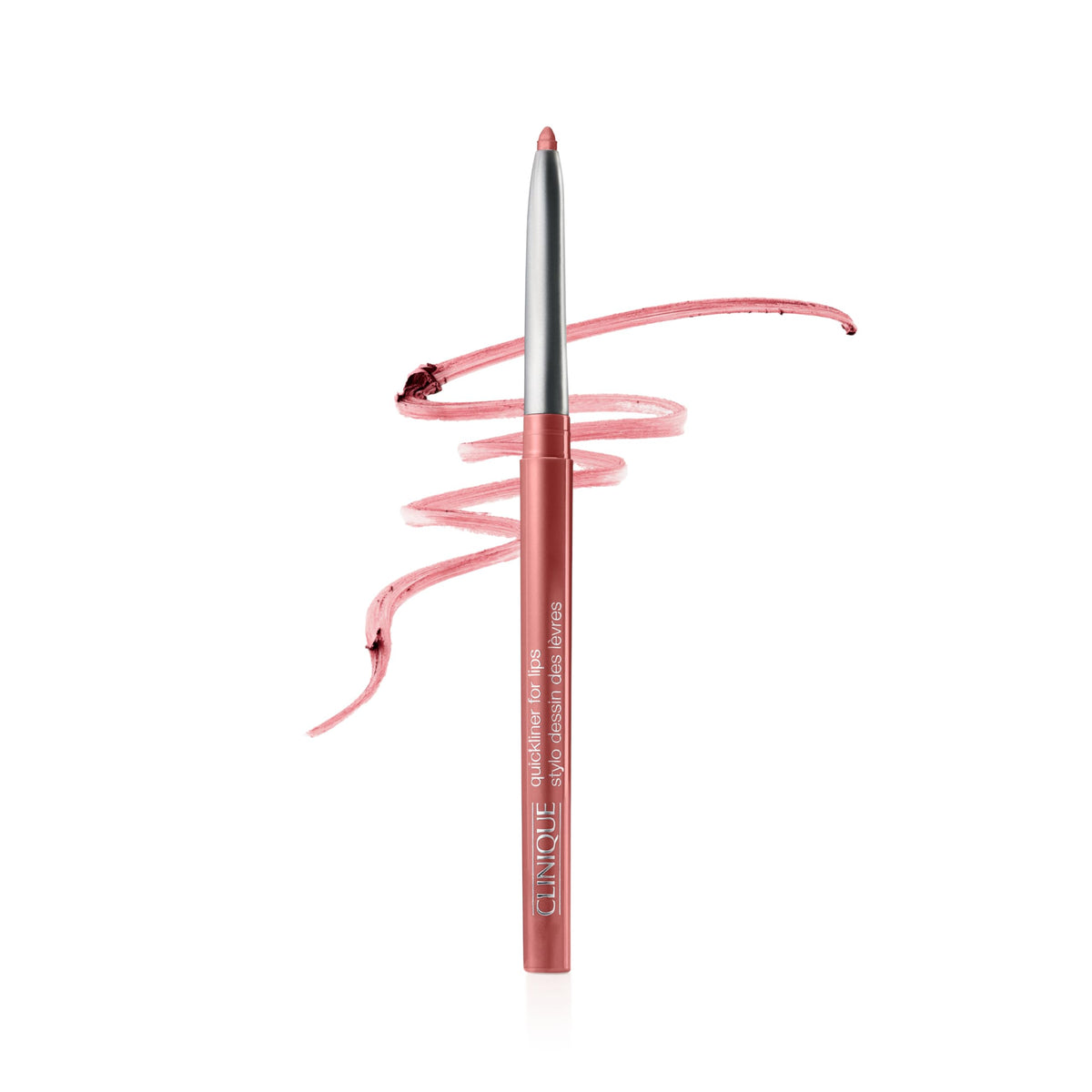 Clinique Quickliner front packaging showing the pink honey shade and clean design benefit