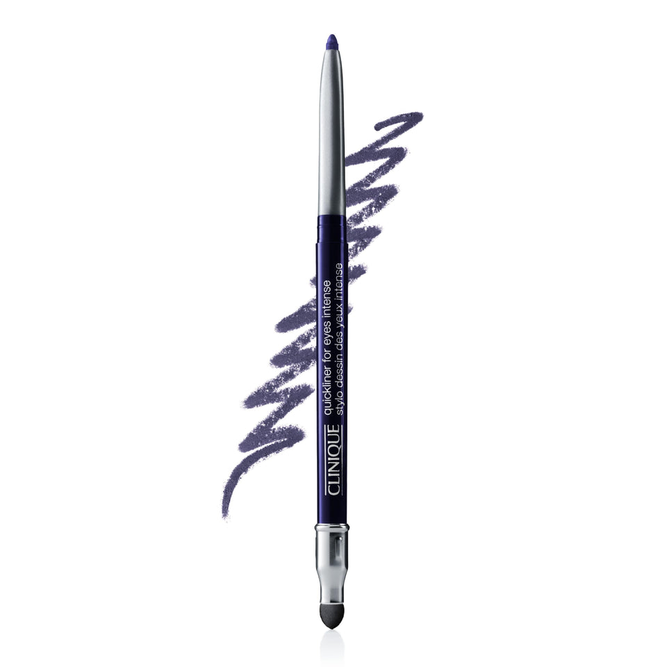 Clinique Quickliner front packaging showing plum shade and twist-up convenience
