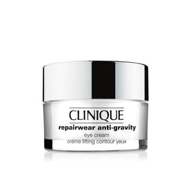 Clinique Repairwear Anti-Gravity Eye Cream front jar showing brand and size