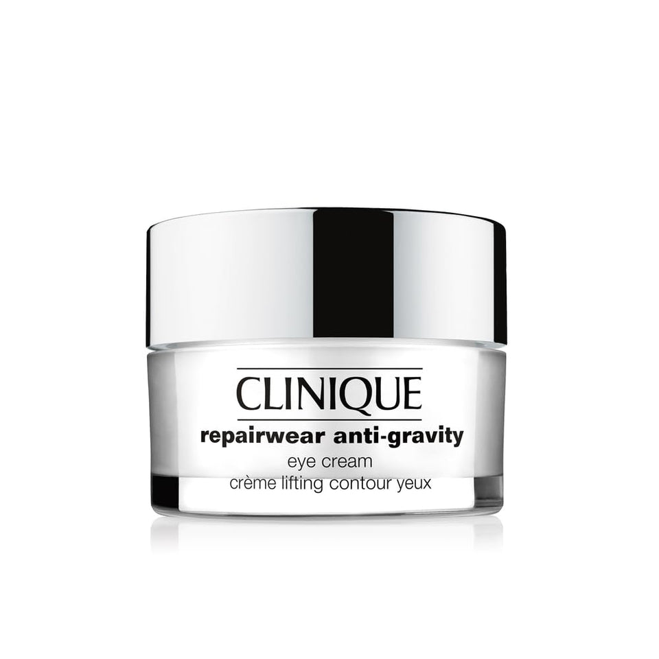 Clinique Repairwear Anti-Gravity Eye Cream front jar showing brand and size