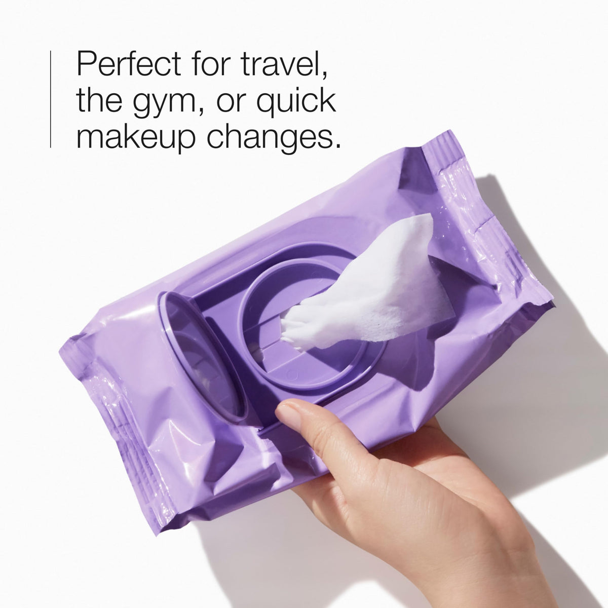 Clinique resealable pack closure detail preserving moisture between uses