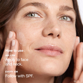 Clinique cream on bathroom counter at night, brand suggests restorative use