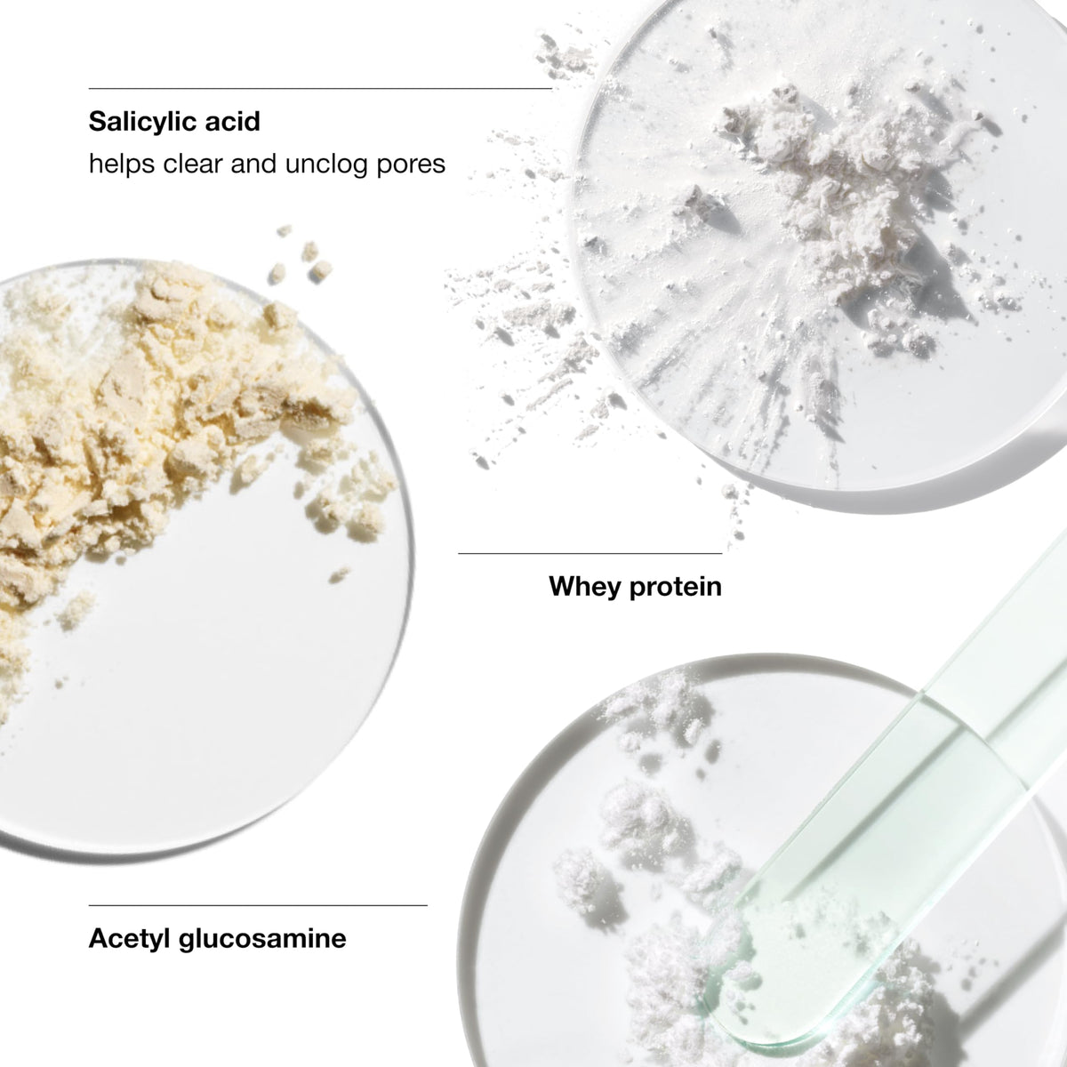 Clinique serum texture close-up showing lightweight gel for quick absorption