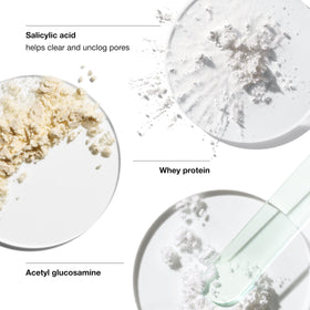 Clinique serum texture close-up showing lightweight gel for quick absorption
