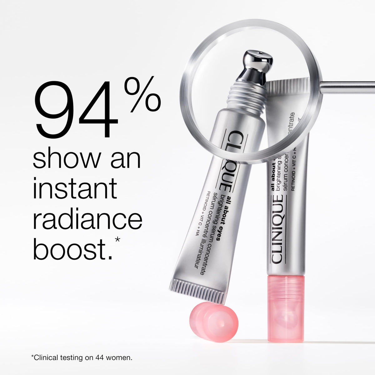 Clinique serum texture droplet highlighting hydration and smooth absorption