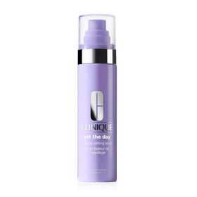 Clinique setting spray front packaging showing bottle and label for easy recognition and use
