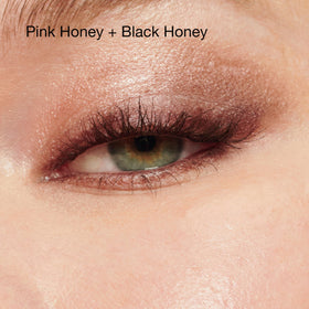 Clinique shade pair Black Honey and Pink Honey showing wearable neutral contrast