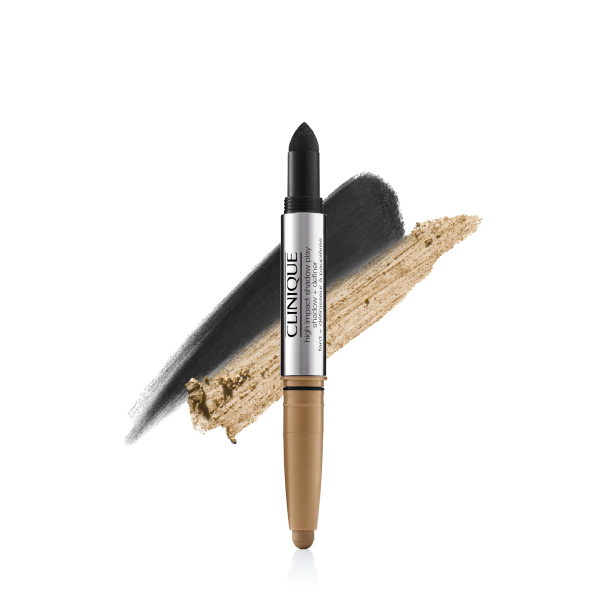 Clinique front packaging showing the dual-ended shadow stick and benefits
