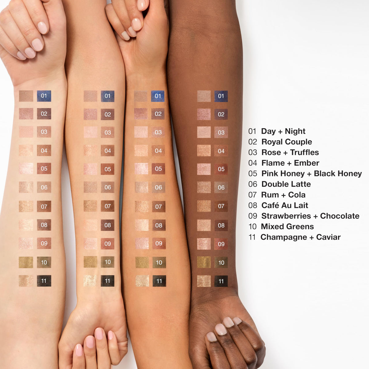 Clinique dual-ended Shadow Play opened to show cream shadow tip and sponge powder applicator for quick use